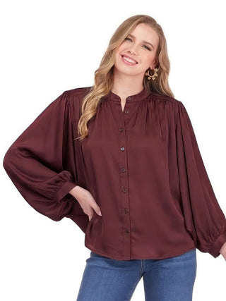 Batwing Blouse Maroon Joy Joy