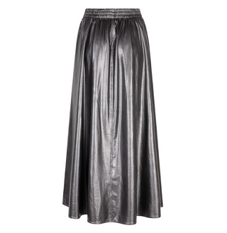 Grey Metallic Skirt Esqualo
