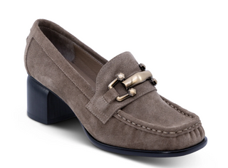 Dafina Taupe Suede Chocolat Blu