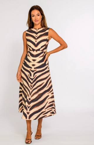 Claire Dress Zebra Elizabeth James