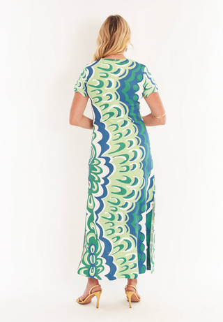 Malabar Dress Marble Limeade CK Bradley