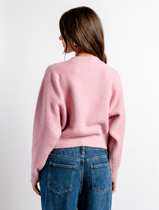 Carrara Solid Sweater Blush Kerisma